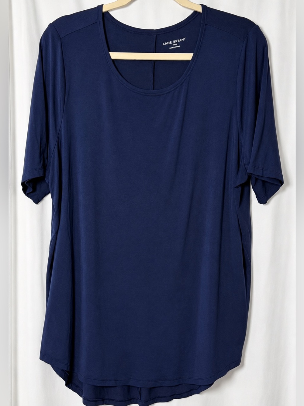 Lane Bryant Navy Women's Short Sleeve Top Size 14/16
